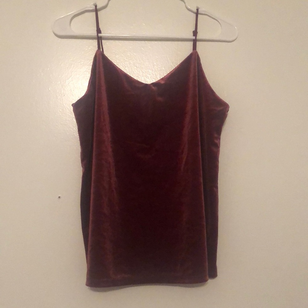 Velvet like tank